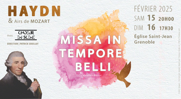 Missa In Tempore Belli (Paukenmesse) – 15, 16 Février 2025