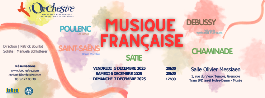 French Music – 5, 6, 7 December 2025
