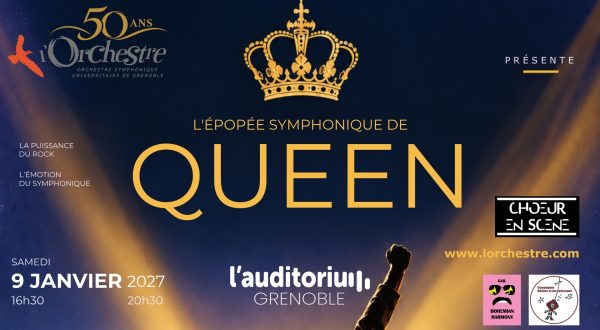 L’Épopée Symphonique de Queen – 9 janvier 2027